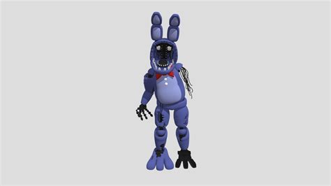 withered bonnie 3d model|withered bonnie 3d print model.